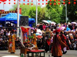 Shoton Festival Tibet China